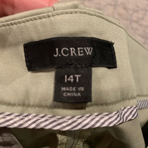 JCREW SIZE 14T FADED PISTACHIO TALL WILLA STRAIGHT LEG CHINO PANT - Picture 5 of 7